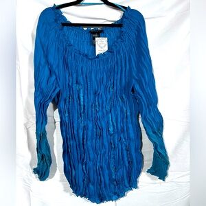 International concept Blue Blouse Size 18W